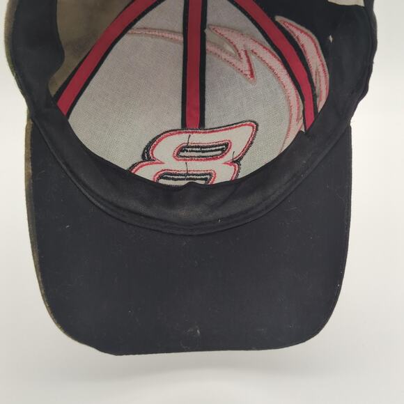 Dale Earnhardt Jr Hat Cap Strap Back Mens Camo Black NASCAR Racing Embroidered 8 - Picture 10 of 11